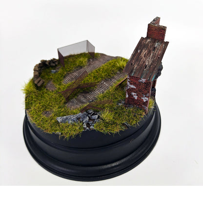 Fingertip Model 1/72 WWII Diorama Base Model Ornament Without Tanks And Figures