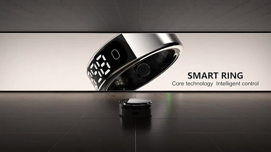 Smart ring heart rate blood oxygen exercise meter step Bluetooth camera--