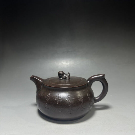 vintage chinese yixing purple clay teapot zisha ceremony teaware collection rare