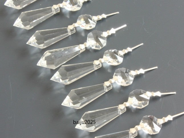20Pcs/Lot Chandelier Crystal Glass Lamp Prisms Part 1.5" Teardrop Pendant Prisms