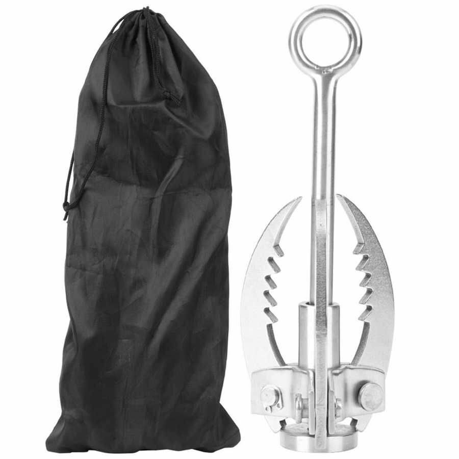 Grappling Hook Foldable Survival Claws Climbing Stainless Steel Wall Equipment