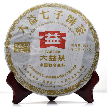 TAETEA 7632 Collection * 2012 Yunnan Menghai Dayi Puer Ripe Pu-erh Tea 357g 201
