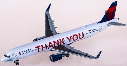 1:500 Herpa DELTA AIRBUS A321 Passenger Aircraft Plane Diecast Airplane Model