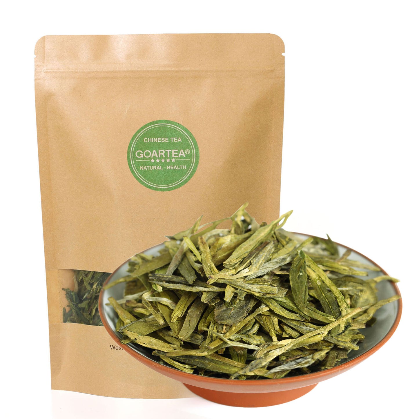 GOARTEA Xihu Longjing Dragon Well Spring Green Tea Long Jing Chinese Green Tea-