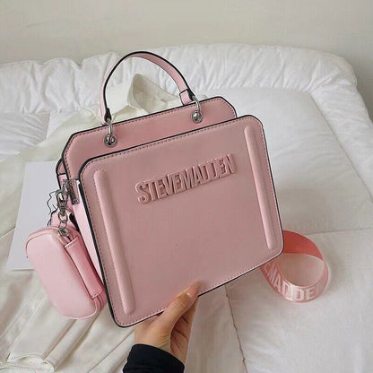 Fashion Square Bag Women's High-Quality Shoulder Handbag Crossbody Messenger Bag