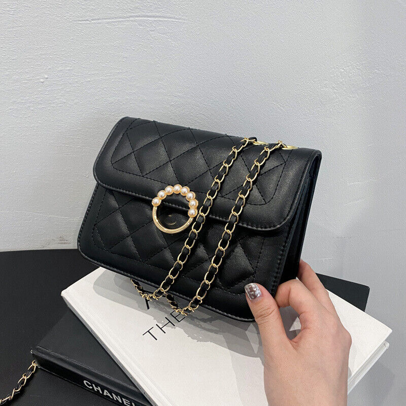Casual Luxury Fashion Shoulder Bags PU Leather Flap Small Crossbody Bags Female