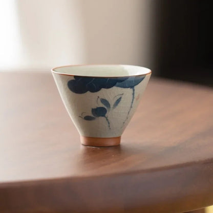 60ml Ceramics Hand Painted Teacup Master Cup Vintage Chinese Kung Fu Teaset