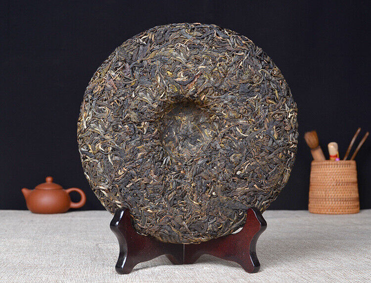 2014 Yunnan Mengku YUE CHEN YUE XIANG QI ZI Puer Raw Tea Pu Er Green Cake 357g