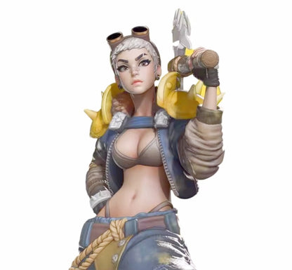 1/18 resin figure model kit Fantasy Female Warrior 3D Printing Unassembled