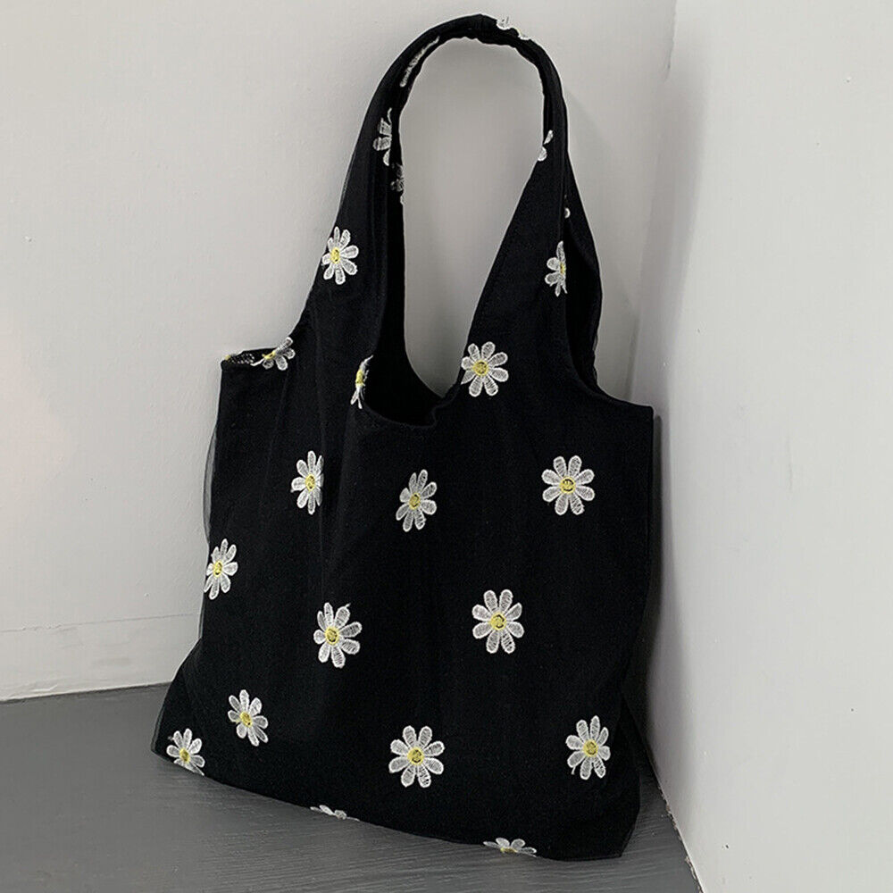 Womens Tote Bags Handbags Large Capacity Embroidery Shoulder Bag Top-handle Bag