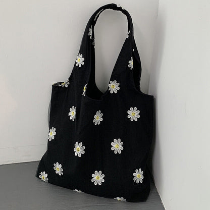 Womens Tote Bags Handbags Large Capacity Embroidery Shoulder Bag Top-handle Bag