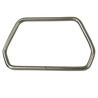 Hexagonal Trapezoid Metal Handle For Handbags Luggage Hardware DIY Bag Accessory