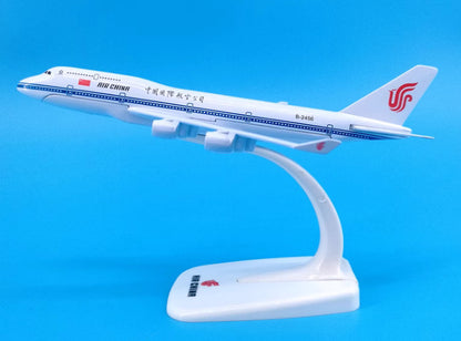 16cm AIR CHINA BOEING 747-400 Passenger Airplane Diecast Plane Aircraft Model