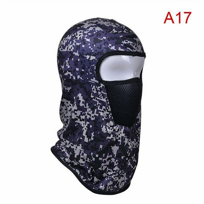 Full Face Cover Balaclava Hat Tactical Winter Cycling Sun Protection Scarf Warm