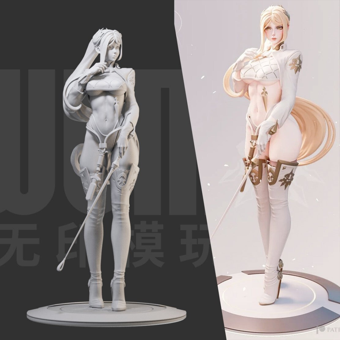 1/24 resin figures model Commander YoRHa Unassembled Unpainted