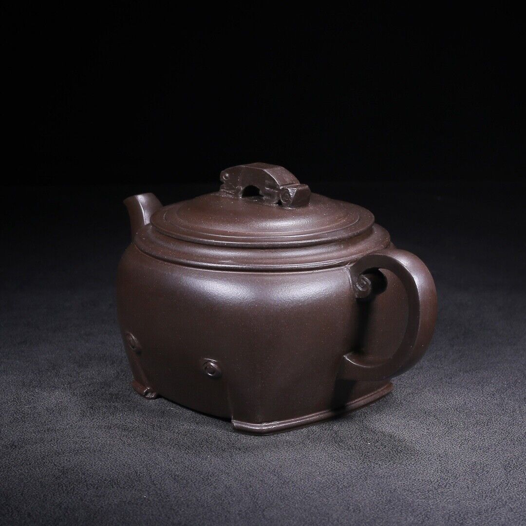 Chinese Yixing Zisha Clay Handmade Exquisite Teapot（四方如意 底款：吴云根）