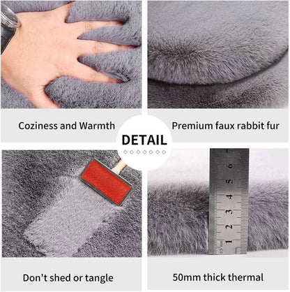 Premium Sheepskin Car Seat Covers Wool Front Cushions Auto Accessories Universal