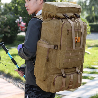 80L Sport Travel Bag 600D Oxford Backpack Tactical Backpack for Outdoor