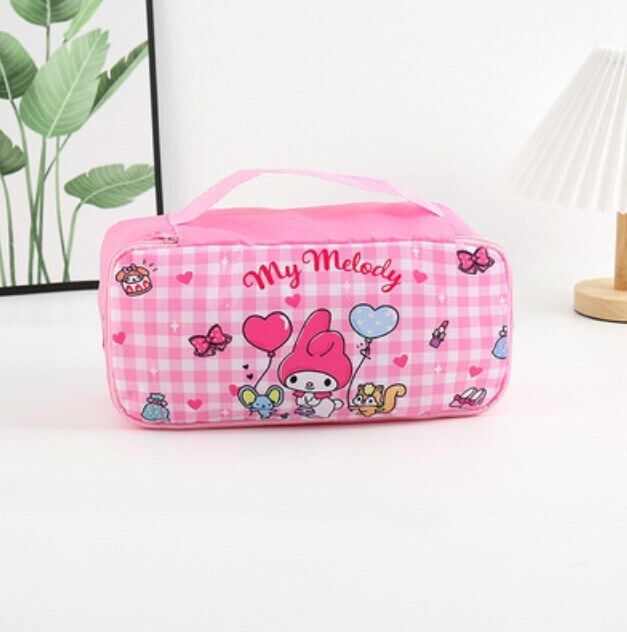 Cartoon Portable Women's Underwear Storage Bag Travel Cosmetics Storage