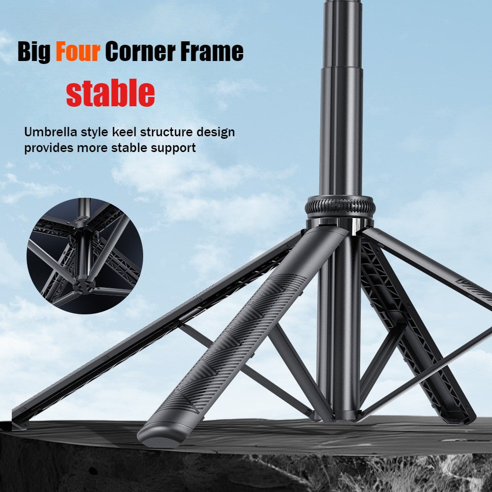 Facial tracking, anti shake, retractable phone, fully automatic follow-up pole