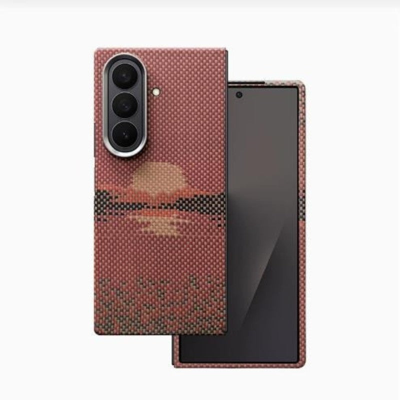 Samsung Zfold7 carbon fiber magnetic suction w26 anti drop protective cover (R）