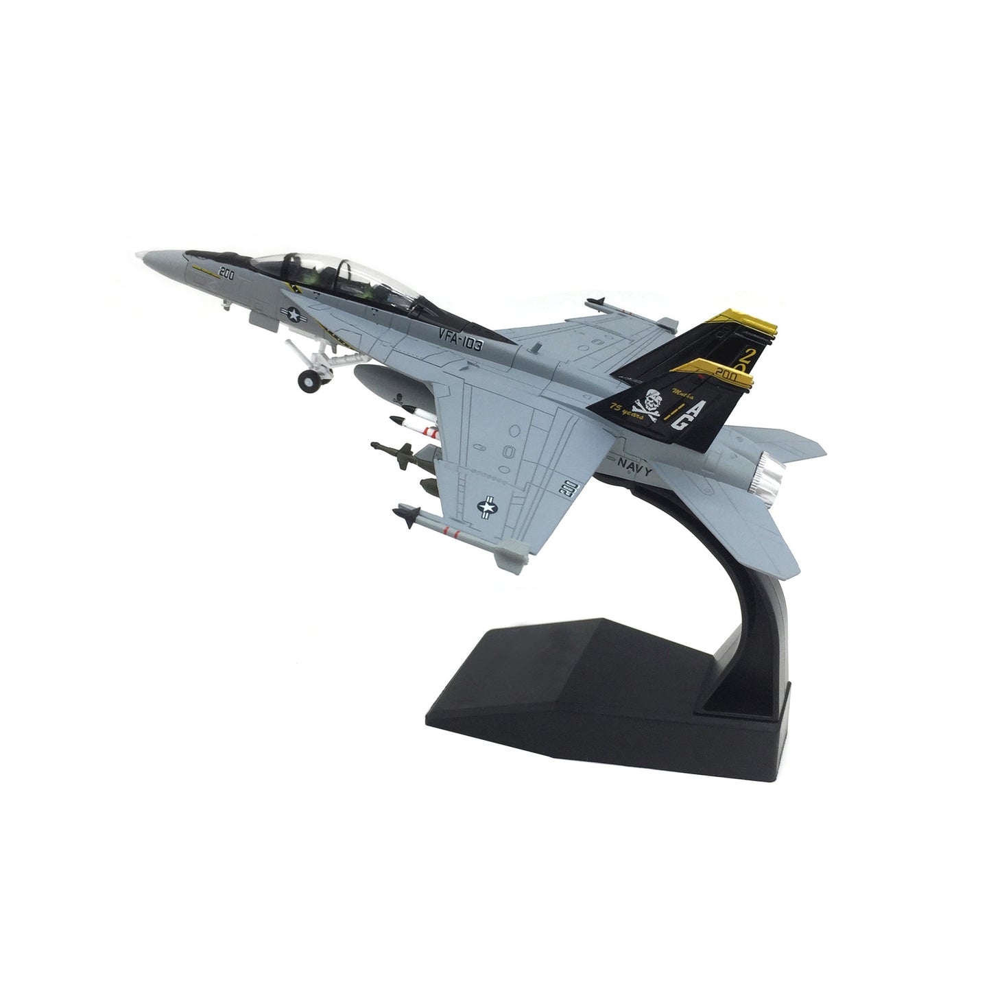1;100 American F/A-18F Alloy Fighter Aircraft Model Militaryt Plane Display