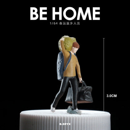 1/64 Figure Model Sexy Girl Model Boy Model City Street Mini Scene Doll