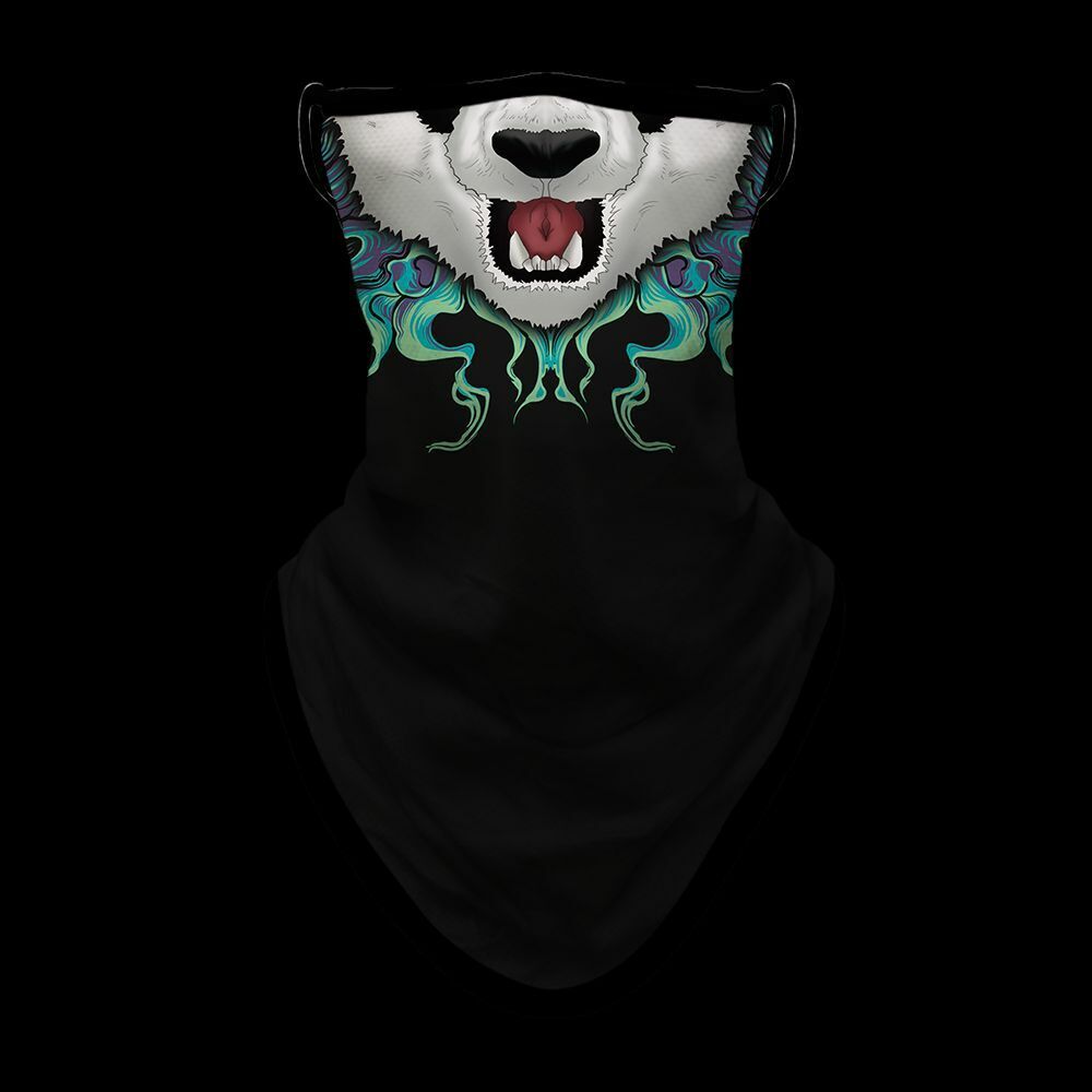 3D Motorcycle Face Masks Triangle Scarf Bandana Headband Neck Gaiter Windproof