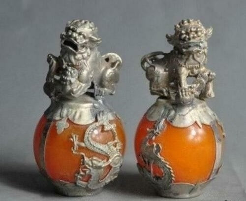 Fengshui Foo Dog Lion Guardian Beast Dragon Phoenix Statue Home Design