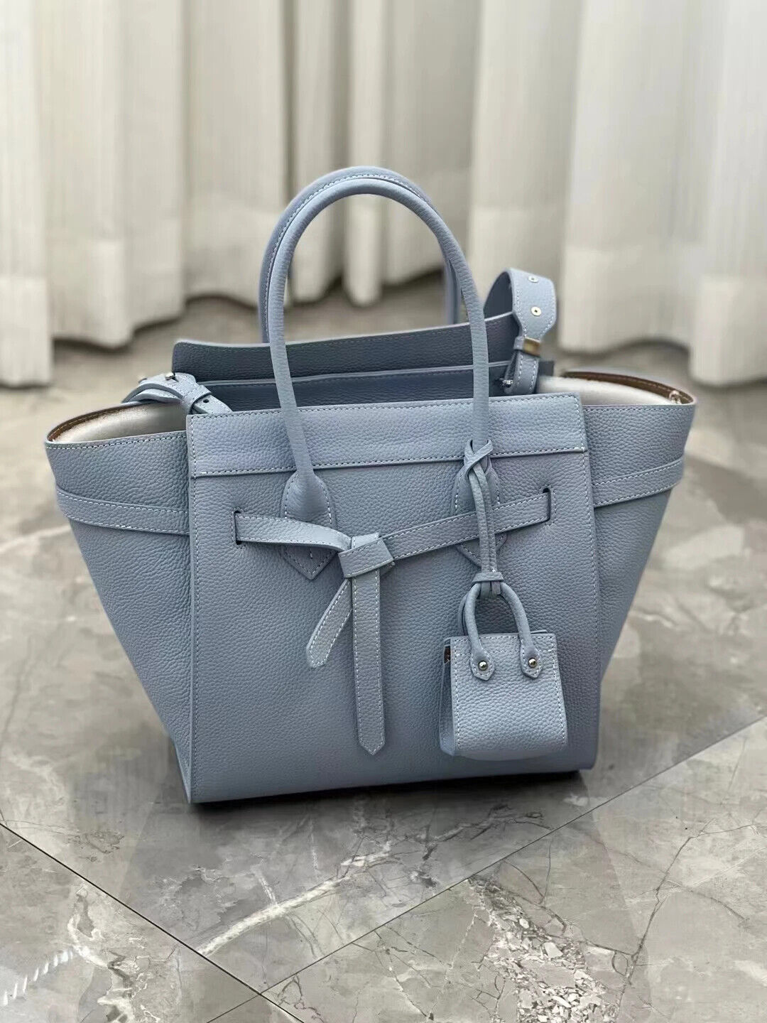 Cowhide Handbags For Women Genuine Leather Tote Bag Simple Trendy Bag