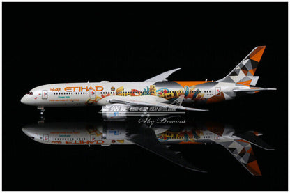 1:400 JC Wings ETIHAD BOEING 787-9 Passenger Airplane Diecast Aircraft Model