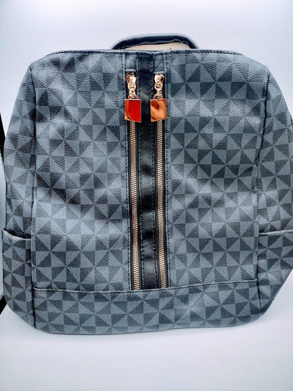 Makes Backpack for Women 2pc Fashion PU Leather Bag Design handbag purse