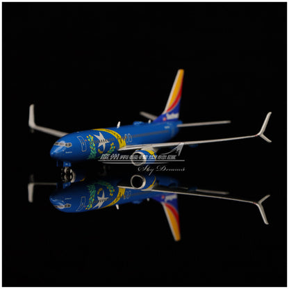 1:400 GeminiJets Southwest BOEING B737-800W Airplane Diecast Aircraft Model