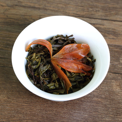 500g 2017 yr Lily Flowers Yunnan Bulang puer Pu'er Puerh Tea Raw Ball Tuo Cha