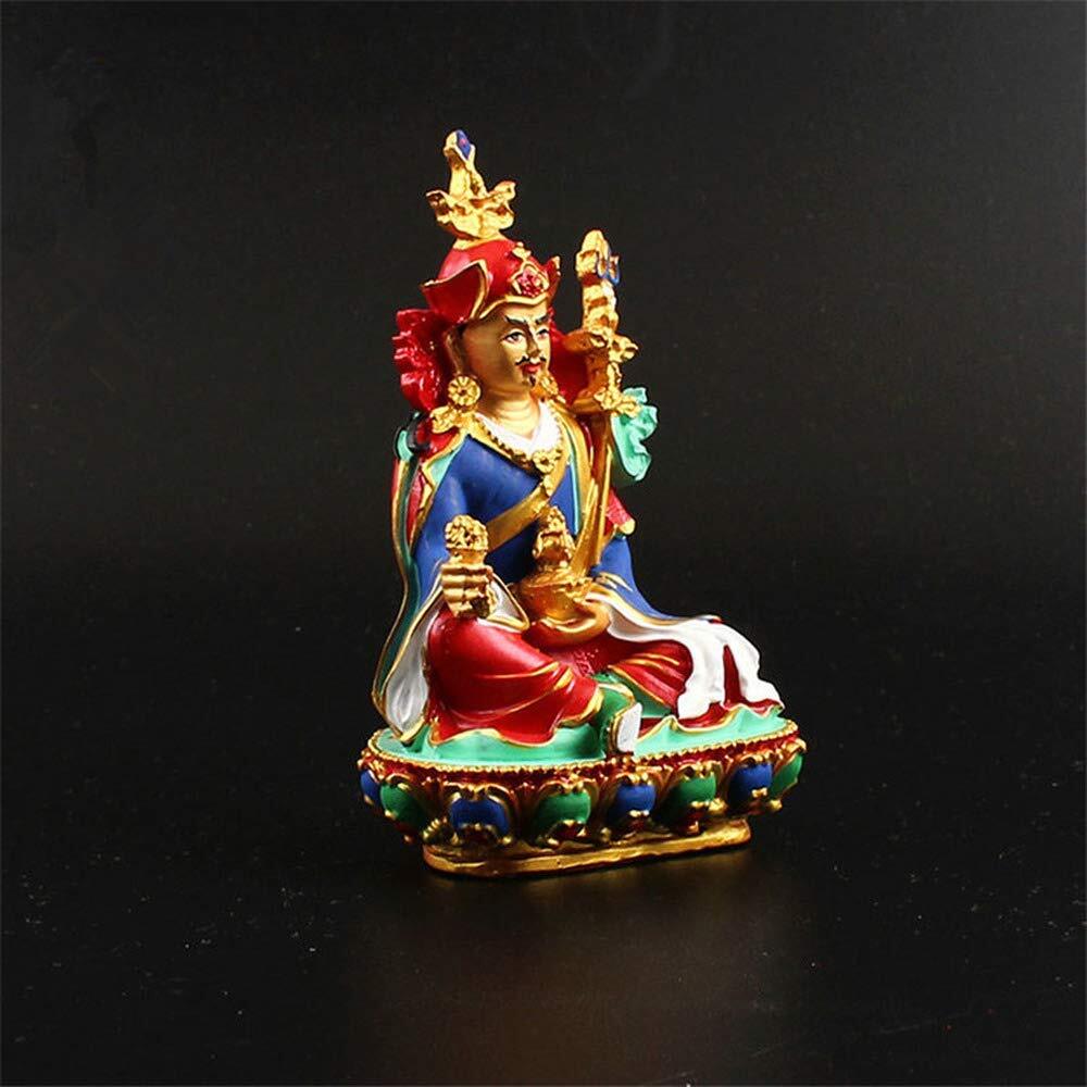 Tibetan Buddhist Tantric Figurine Auspicious Hand Painted Resin Buddha Statue
