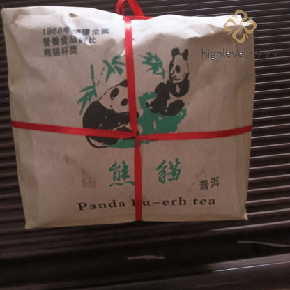 1988 Yunnan Aged Pu-erh Tea Loose Leaf Panda Pu'er Ripe Puerh Cooked Tea 300g