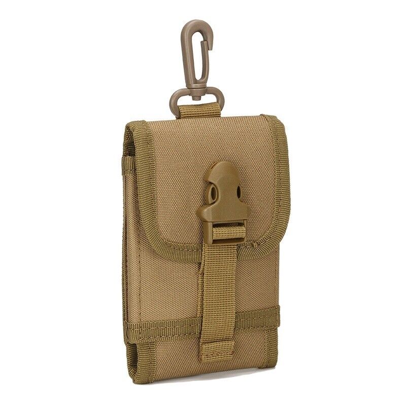 Metal Detector Camo Bag Waist Pack Hook Loop Belt Pouch Military Outdoor Sports
