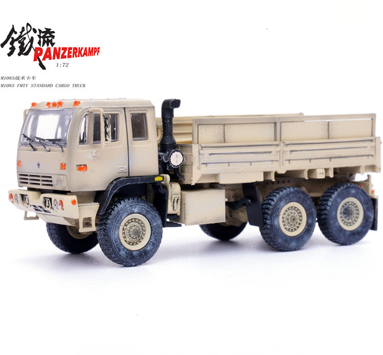 PANZERKAMPF 1/72 US FMTV M1083 Tactical Truck Model Desert Steerable Front Wheel
