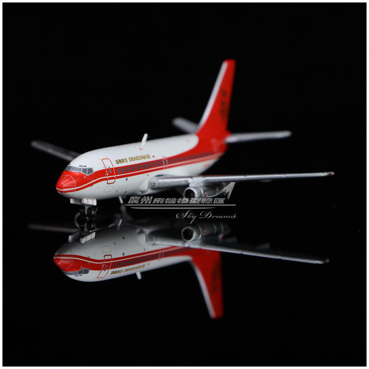 1:400 JC Wings Dragonair Boeing 737-200 Passenger Plane Diecast Aircraft Model