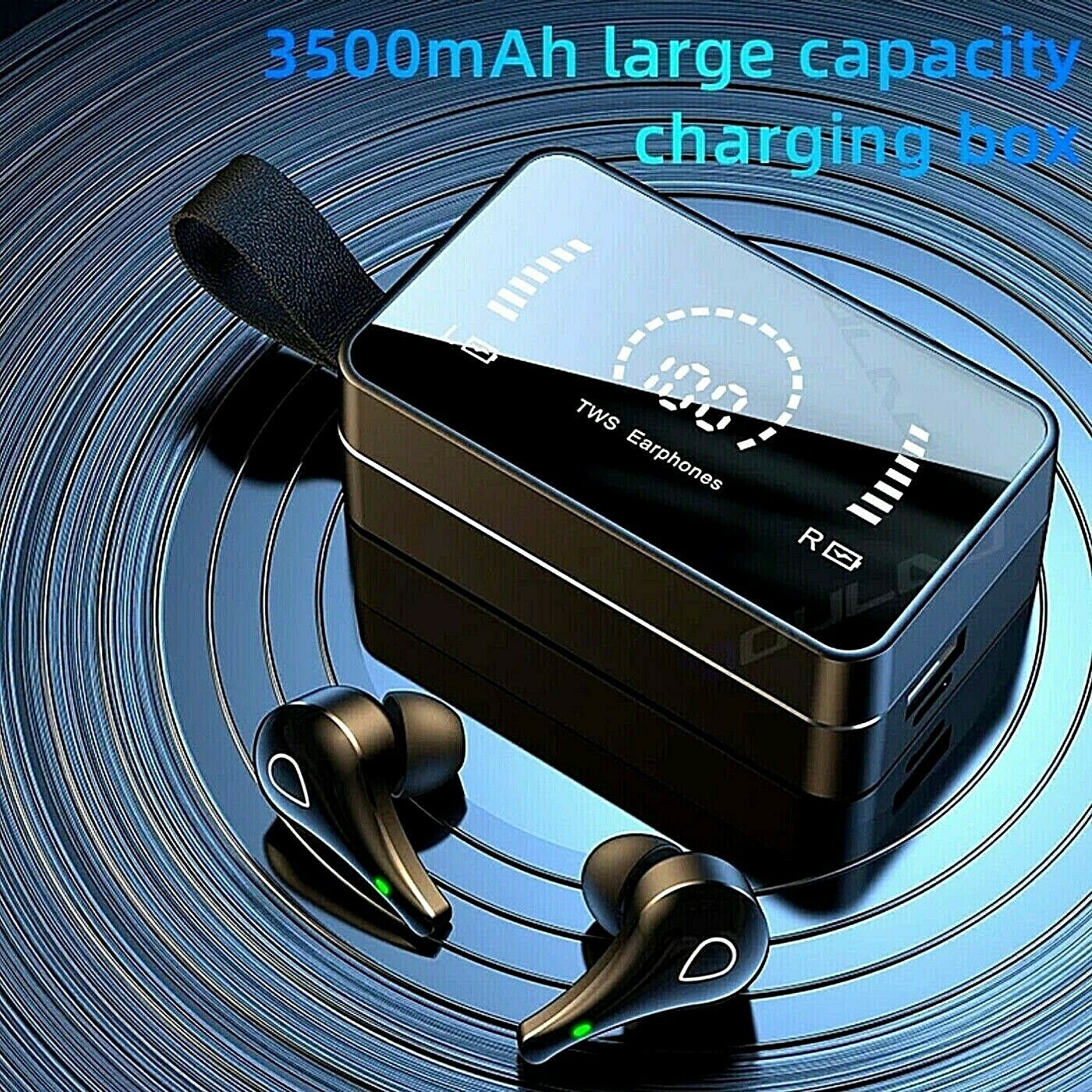 Bluetooth 5.0 Earbuds Wireless Earphones TWS Stereo Deep Bass in-Ear Headphones