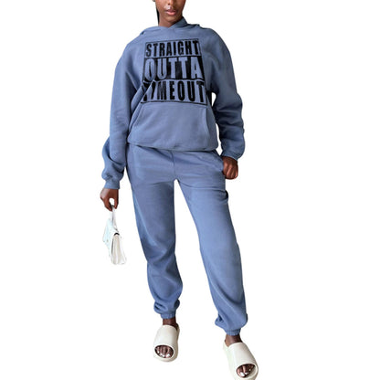 Suit Winter Spring Tracksuit Women 2 Pieces Set Sports Sweatshirts Sweatpants