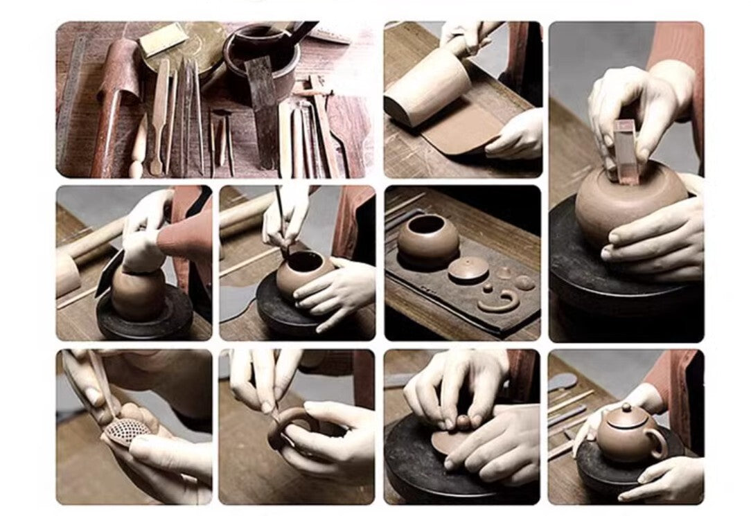 130cc chinese Yixing Handmade Zisha teapot JiangPo clay QinQuan Hu Tea Pot