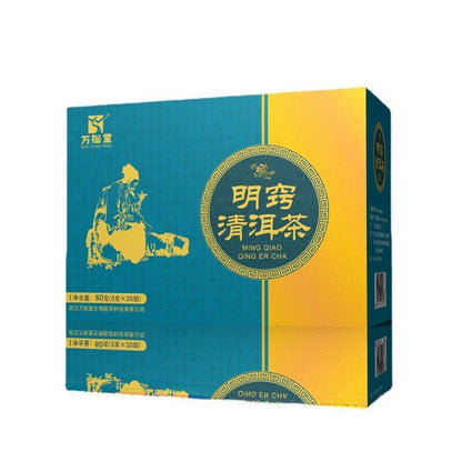 Ming Hao Qing Er Tea Honeysuckle Fishwort Puerh Tea Health Care 60g
