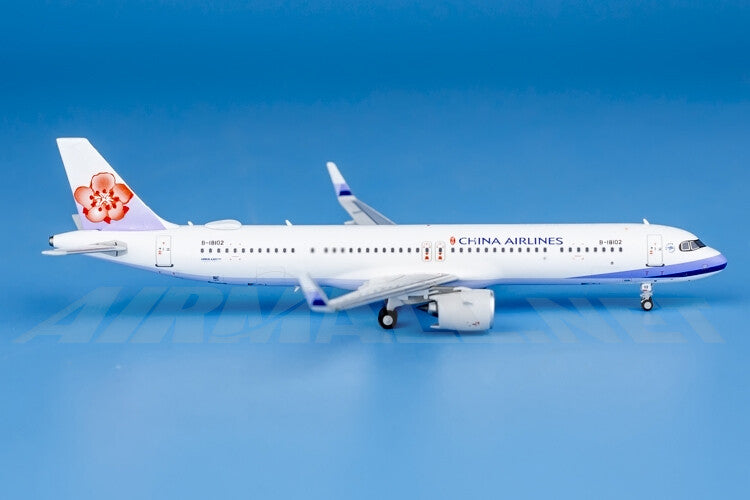 11cm 1:400 HYJLwings China Airlines A321-200 B-18102 Diecast Aircraft Model