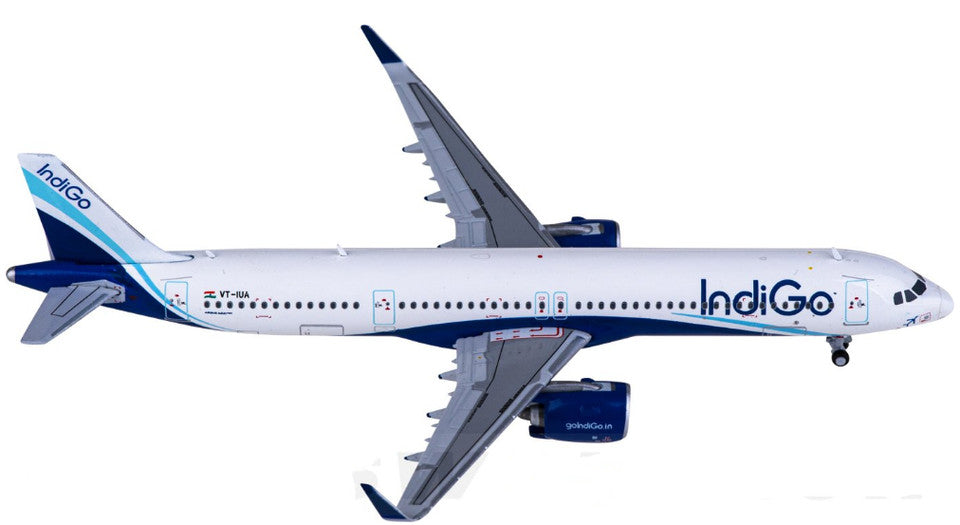 1:400 JC Wings Indigo AIRBUS A321NEO Passenger Airplane Diecast Aircraft Model