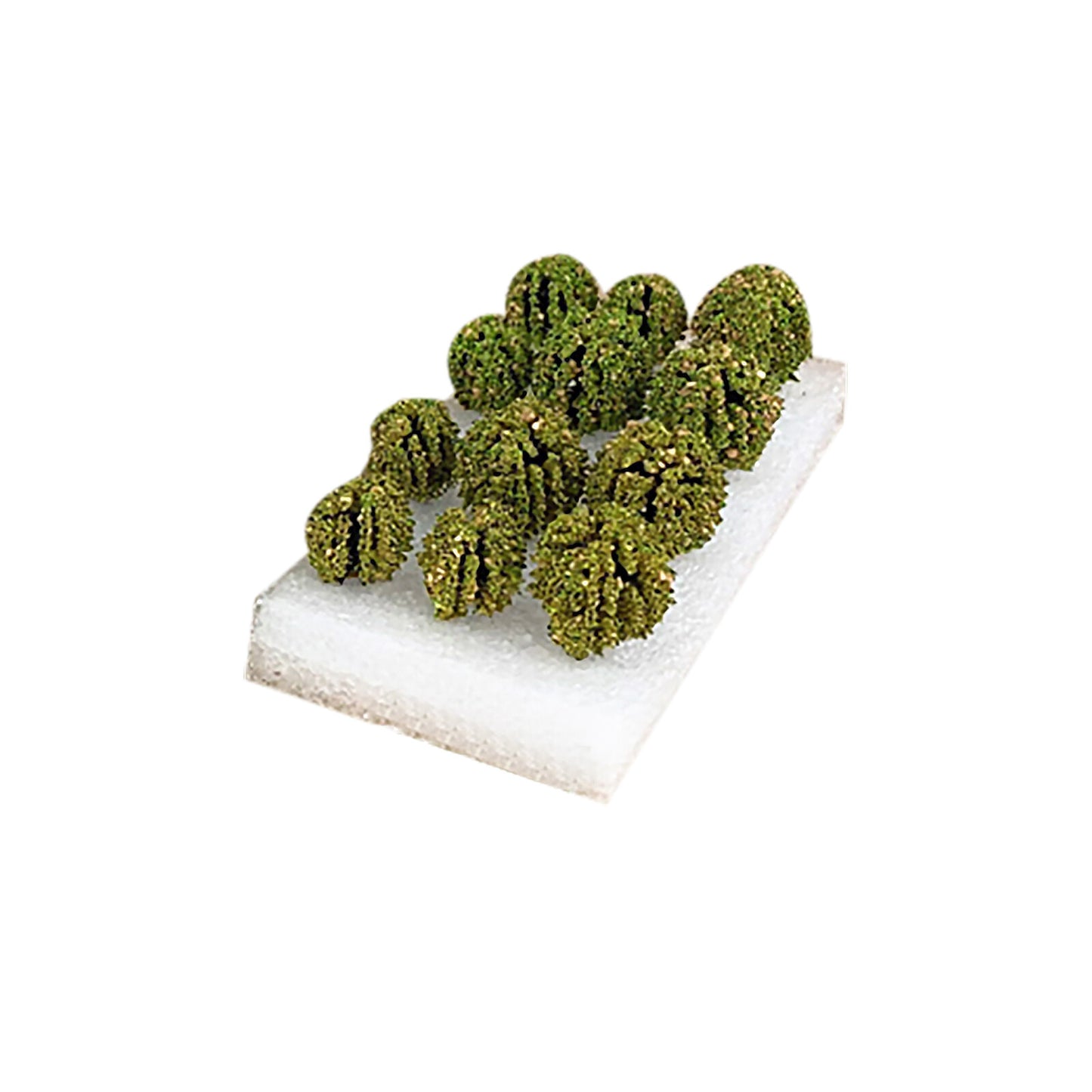 12Pack Architecture Trees Model Miniature for 1:35/1:48/1:72/1:87 Scenery Scale