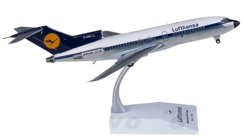 1:200 Wings Lufthansa BOEING 727-100 Passenger Airplane Diecast Aircraft Model