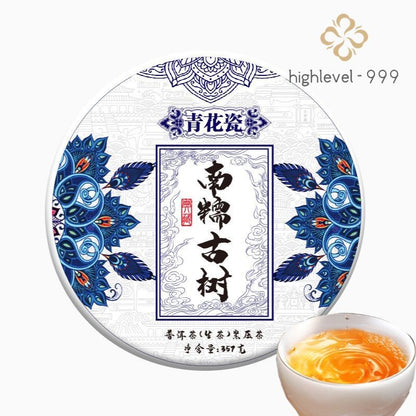 357G 2017 Yunnan Nannuo Gushu Pu'er Tea Raw Tea Cake Ancient Tree Spring Tea -
