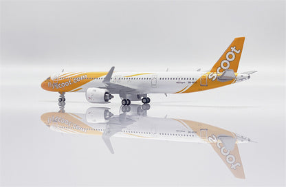 JC Wings Scoot for Airbus A321neo 9V-NCA Wings of Change 1/400 Aircraft Model