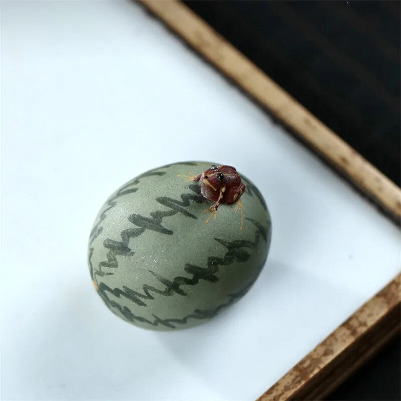 Yixing Purple Clay Creative Handmade Tea Pet Home Tea Table Decoration Ornaments